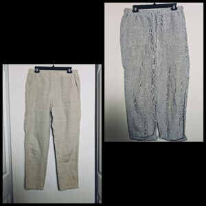 J.Jill love Linen drawstring pull on pants 2pc bundle sz S